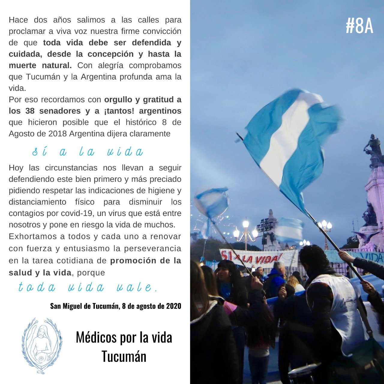 #8A – Especial OnLine en el Día Internacional de Acción por las 2 Vidas