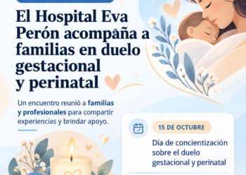 El Hospital Eva Perón fortalece el acompañamiento a familias que atraviesan el duelo gestacional y perinatal